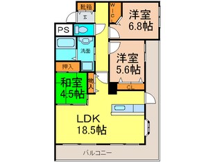 ベレ－サ鶴舞公園の物件間取画像